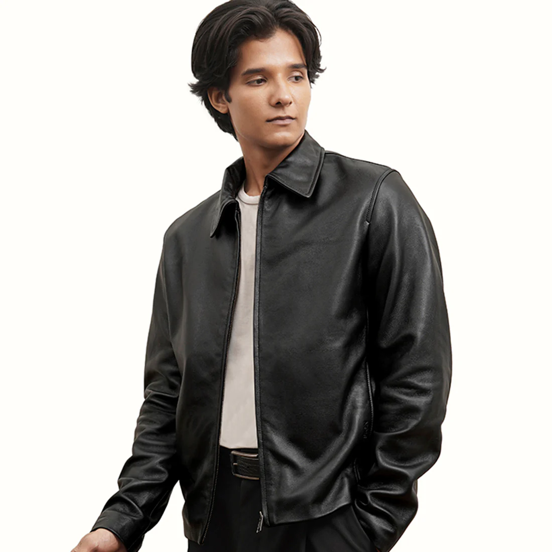 Leather jacket trending